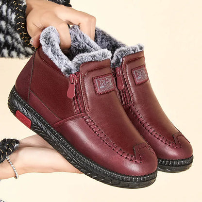 Cozy Faux Fur Ankle Boots for Women