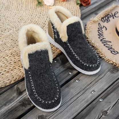 Warm Faux Fur Ankle Boots for Women - Soft and Chic - Nocini