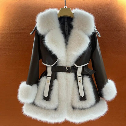 Stylish Women's Winter Coat - Warm and Fitting Design