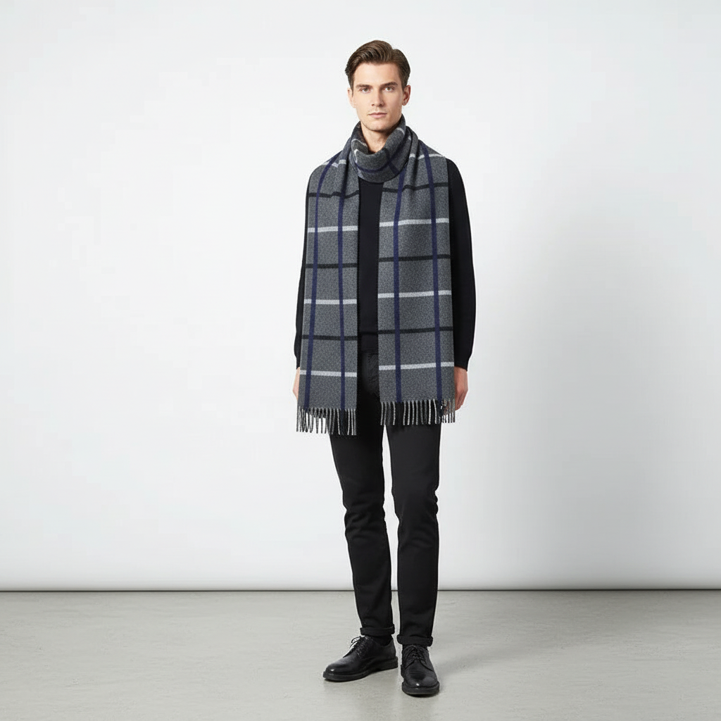Feiner Kaschmir Langschal In Schlichtem Design - CozyCove