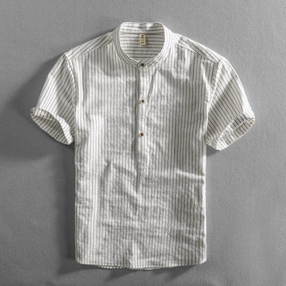 Casual Slim Fit Striped Button Down Shirt