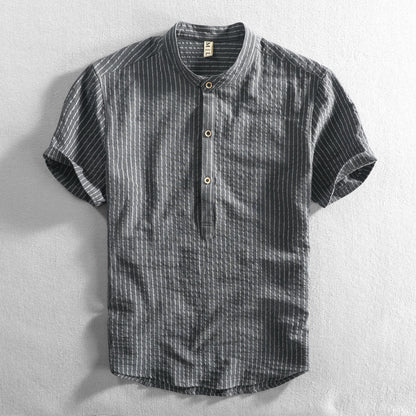Casual Slim Fit Striped Button Down Shirt