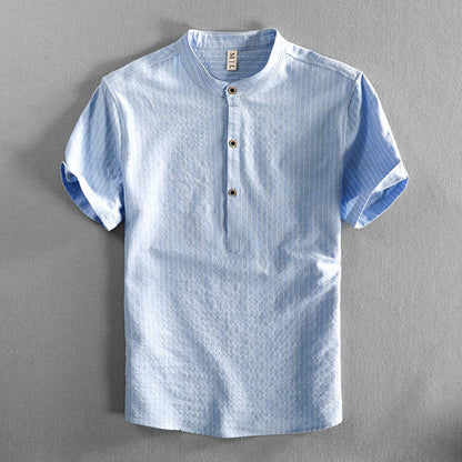 Casual Slim Fit Striped Button Down Shirt
