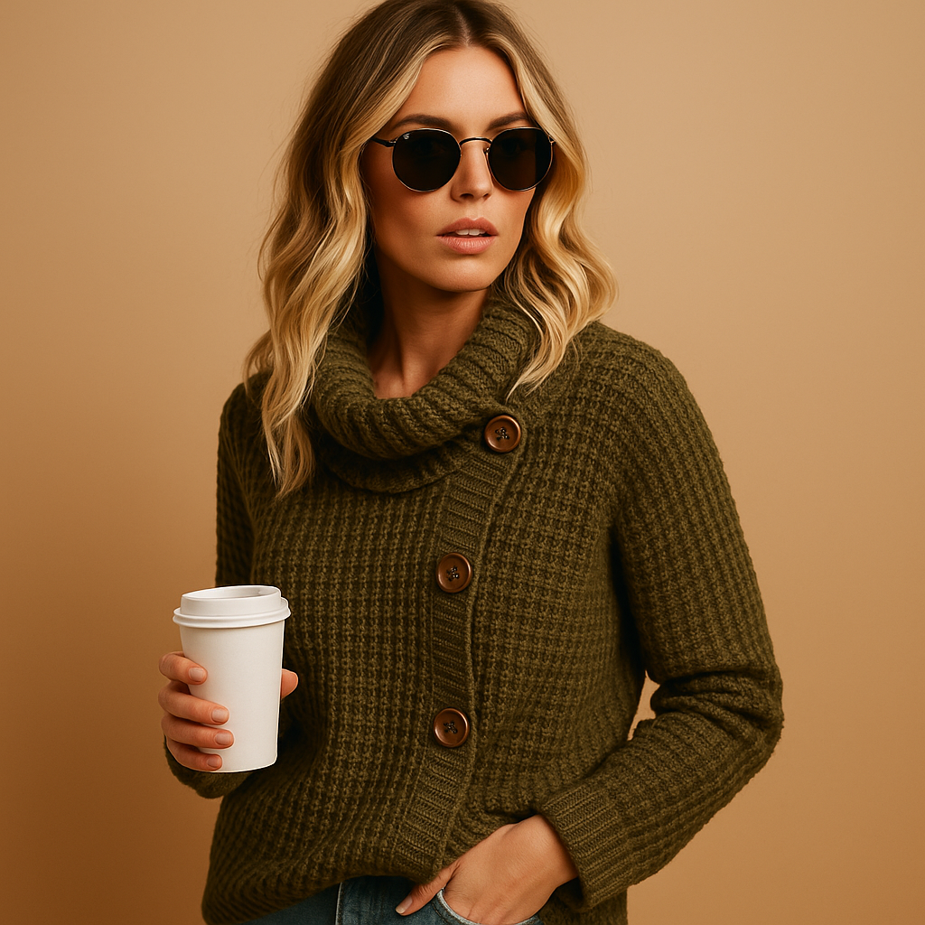 Slim Fit Women's Crew Neck Sweater - Nocini