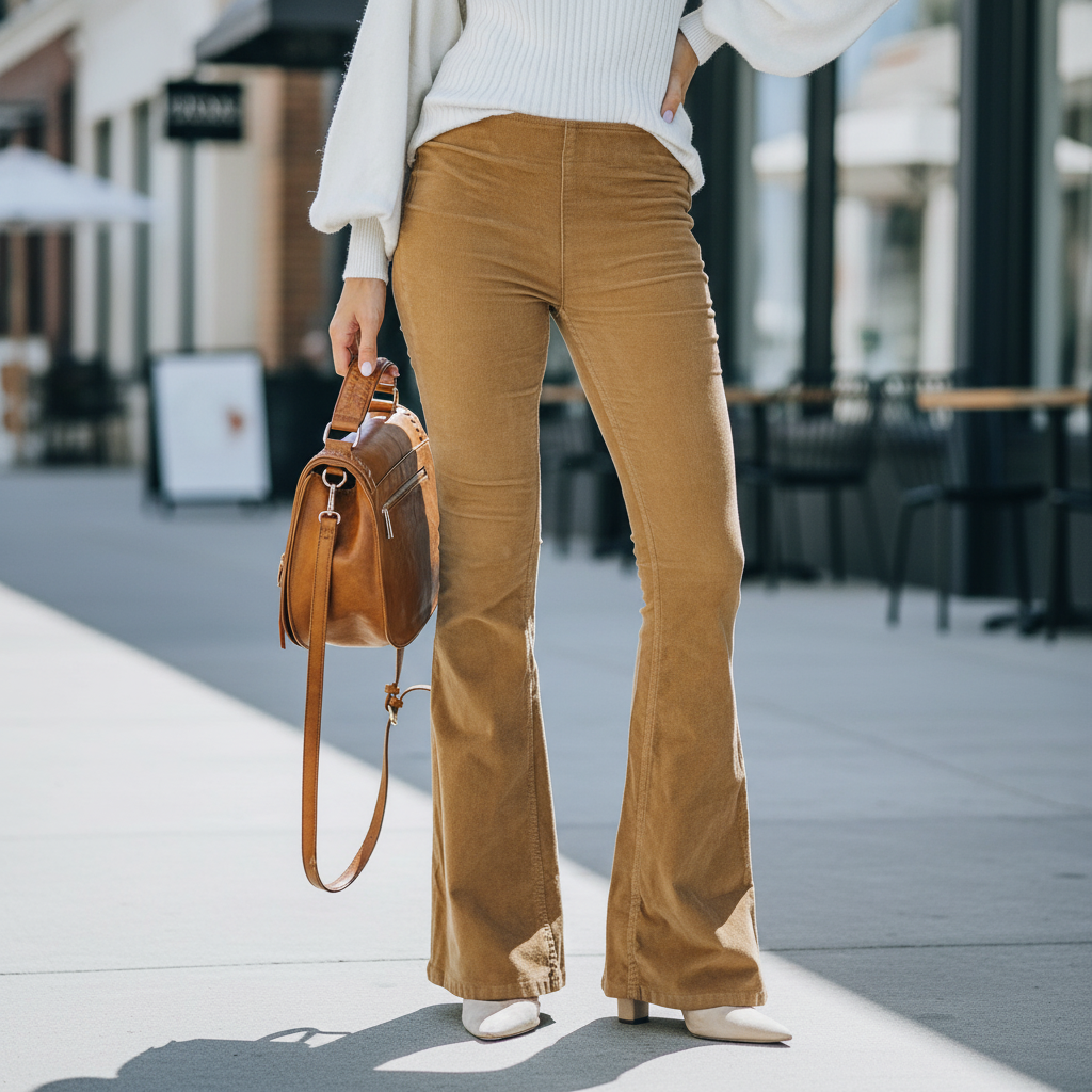Wide Leg Ladies Pants Elena - Pexav