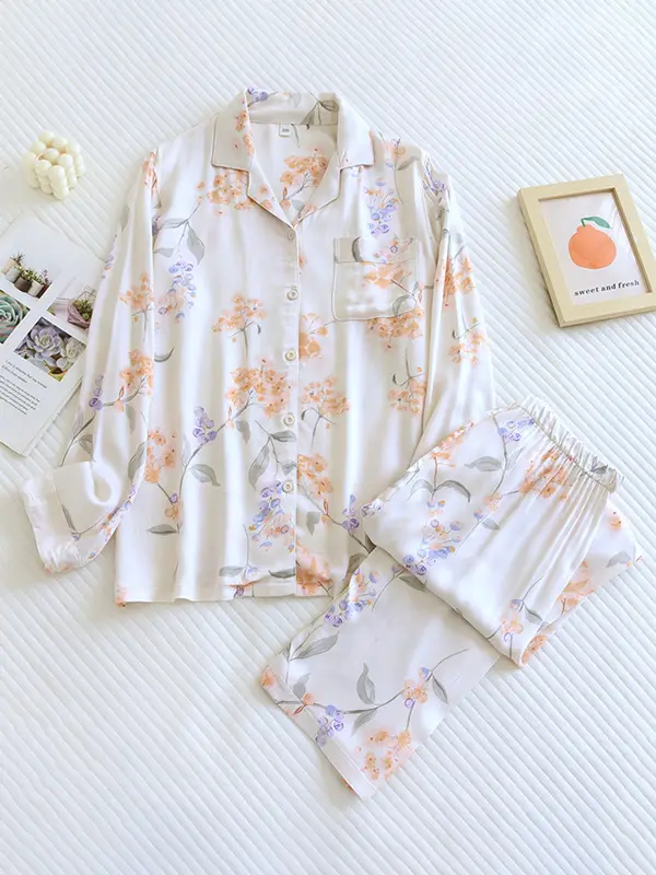 Soft Women's Floral Pajama Set