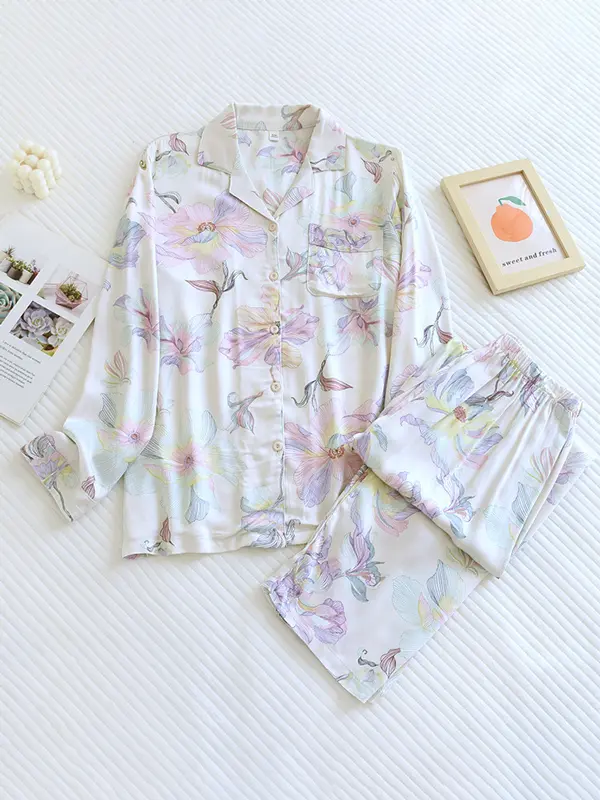Soft Women's Floral Pajama Set - Nocini