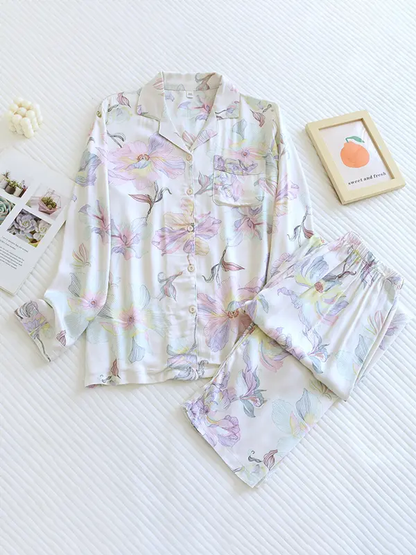 Soft Women's Floral Pajama Set - Nocini