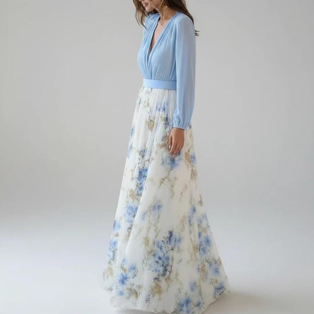 Beautiful Long Sleeve Maxi Dress for Ladies