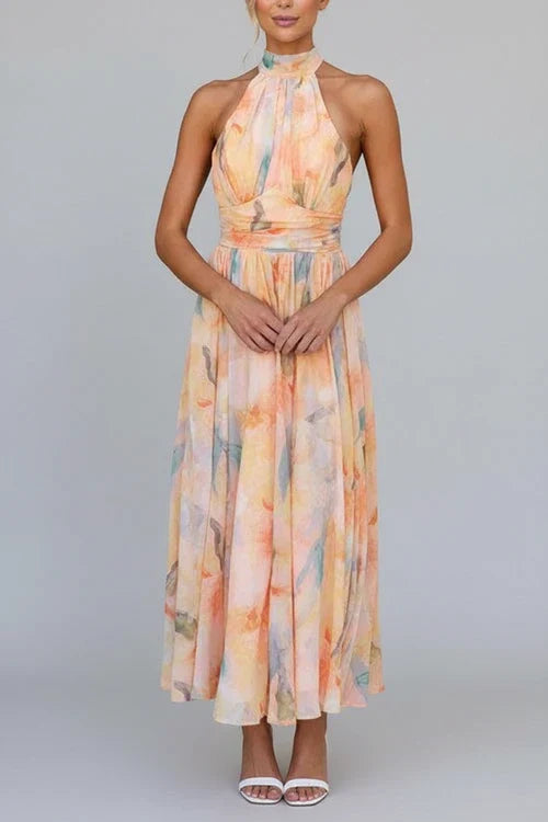 Beautiful Long Sleeve Floor Length Dress for Women