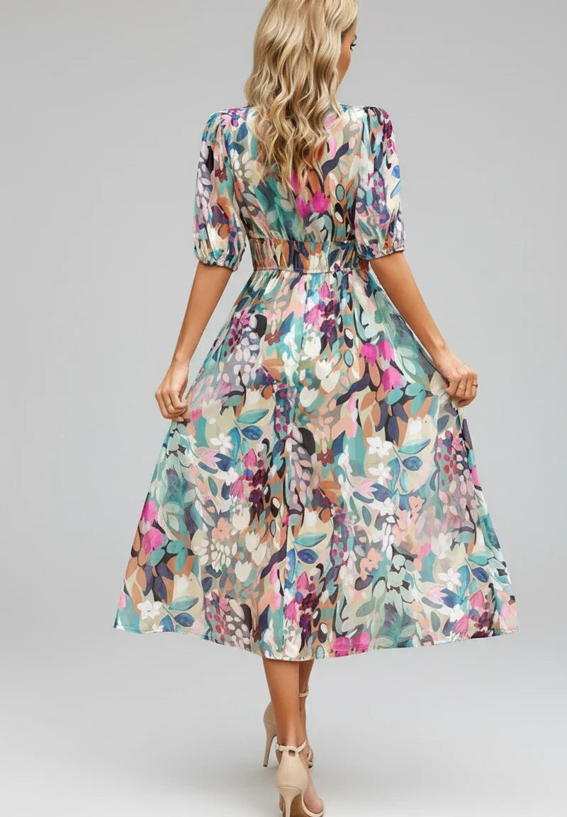 Pretty Knee Length Summer Dress for Ladies