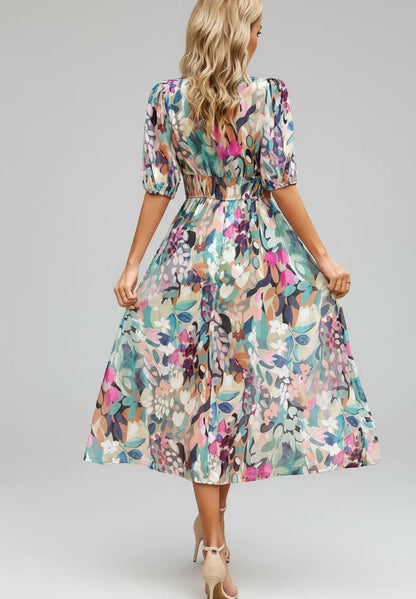 Pretty Knee Length Summer Dress for Ladies