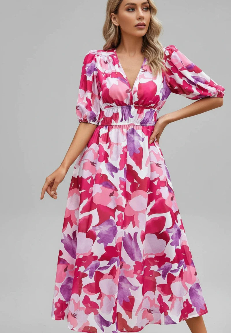Pretty Knee Length Summer Dress for Ladies