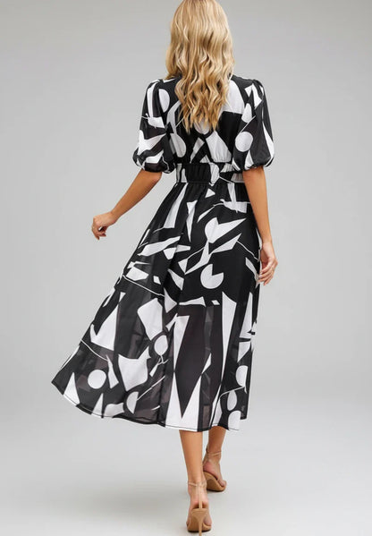 Pretty Knee Length Summer Dress for Ladies