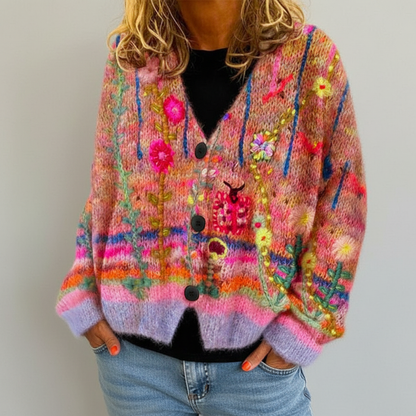 Pretty Ladies Open Front Sweater