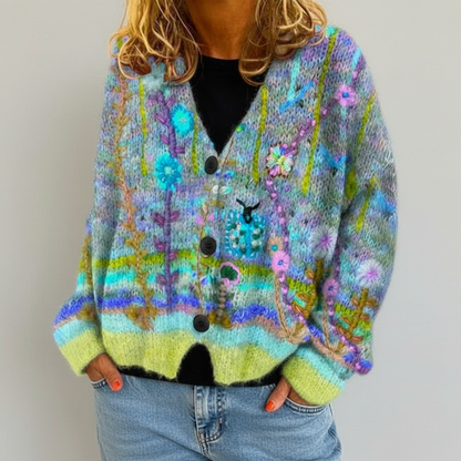 Pretty Ladies Open Front Sweater