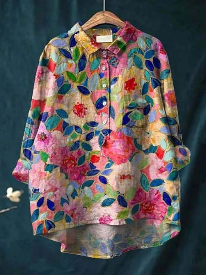 Pretty Flower Women Blouse