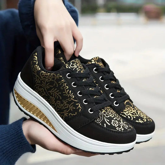 Fashionable Women's Lace Up Sneaker Boots - Nocini