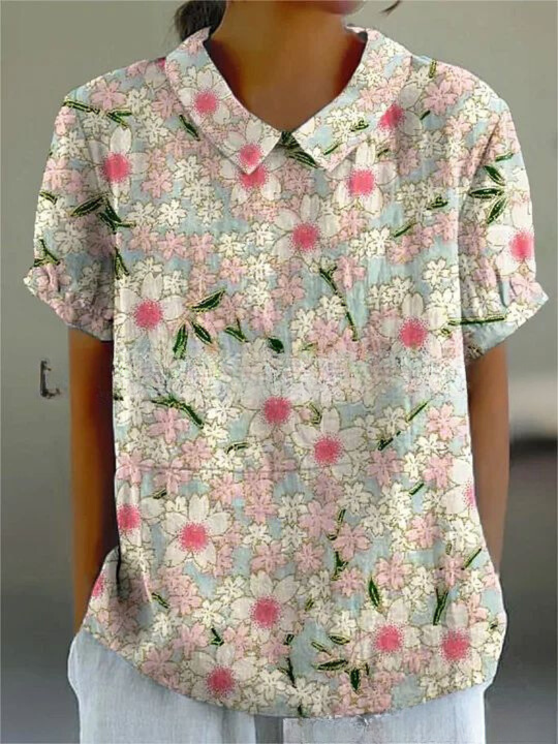 Ladies Classic Floral Print Top