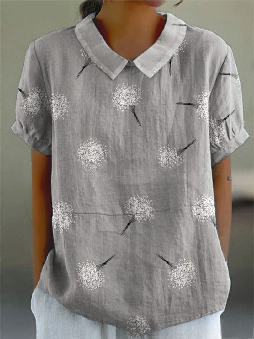 Ladies Classic Floral Print Top
