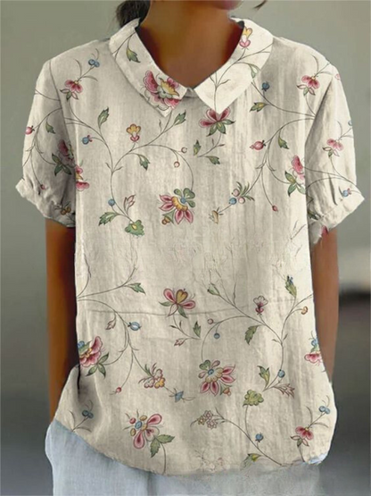Ladies Classic Floral Print Top