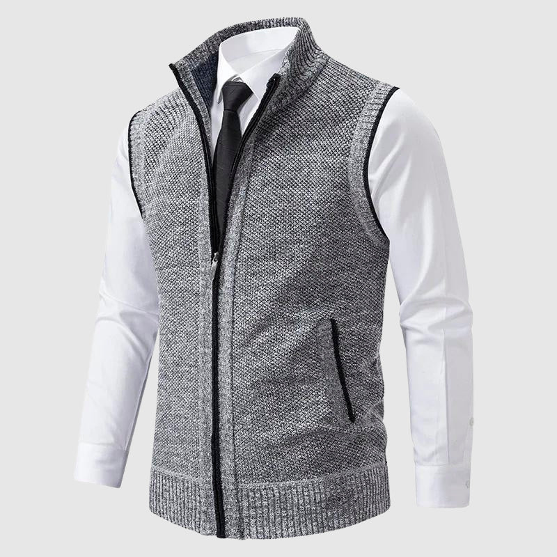 Quilted Padded Zip Vest