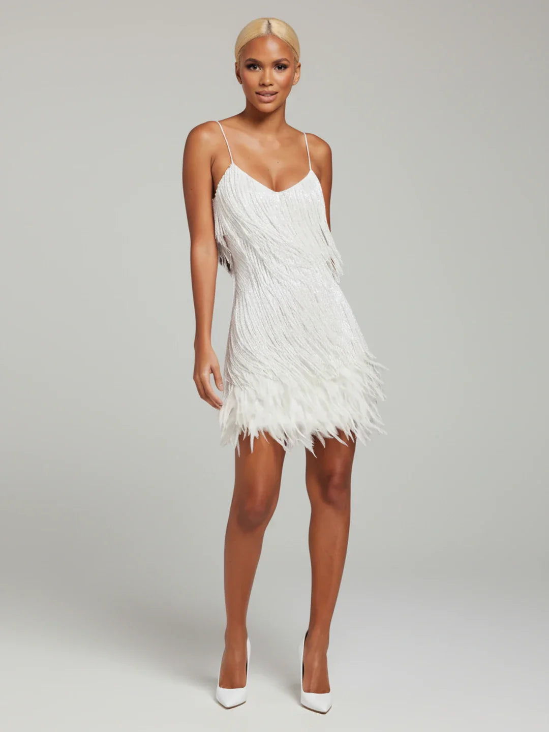Sexy Beaded Party Mini Dress for Women