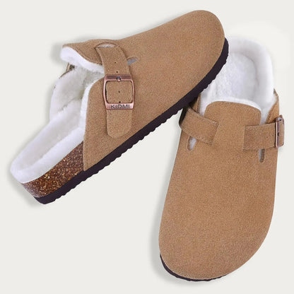 Soft Suede Clogs for Women - Warm and Comfortable Fit