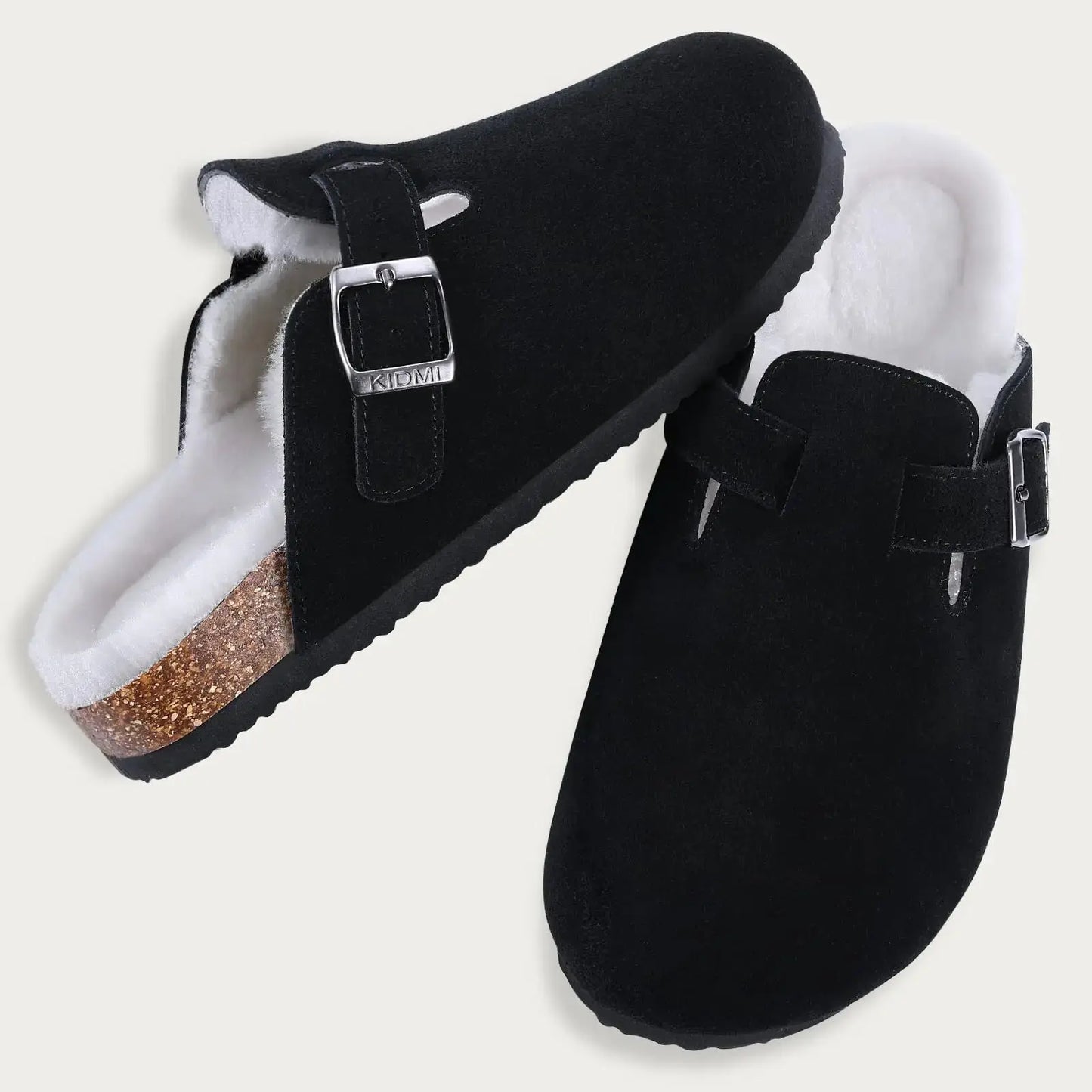 Soft Suede Clogs for Women - Warm and Comfortable Fit