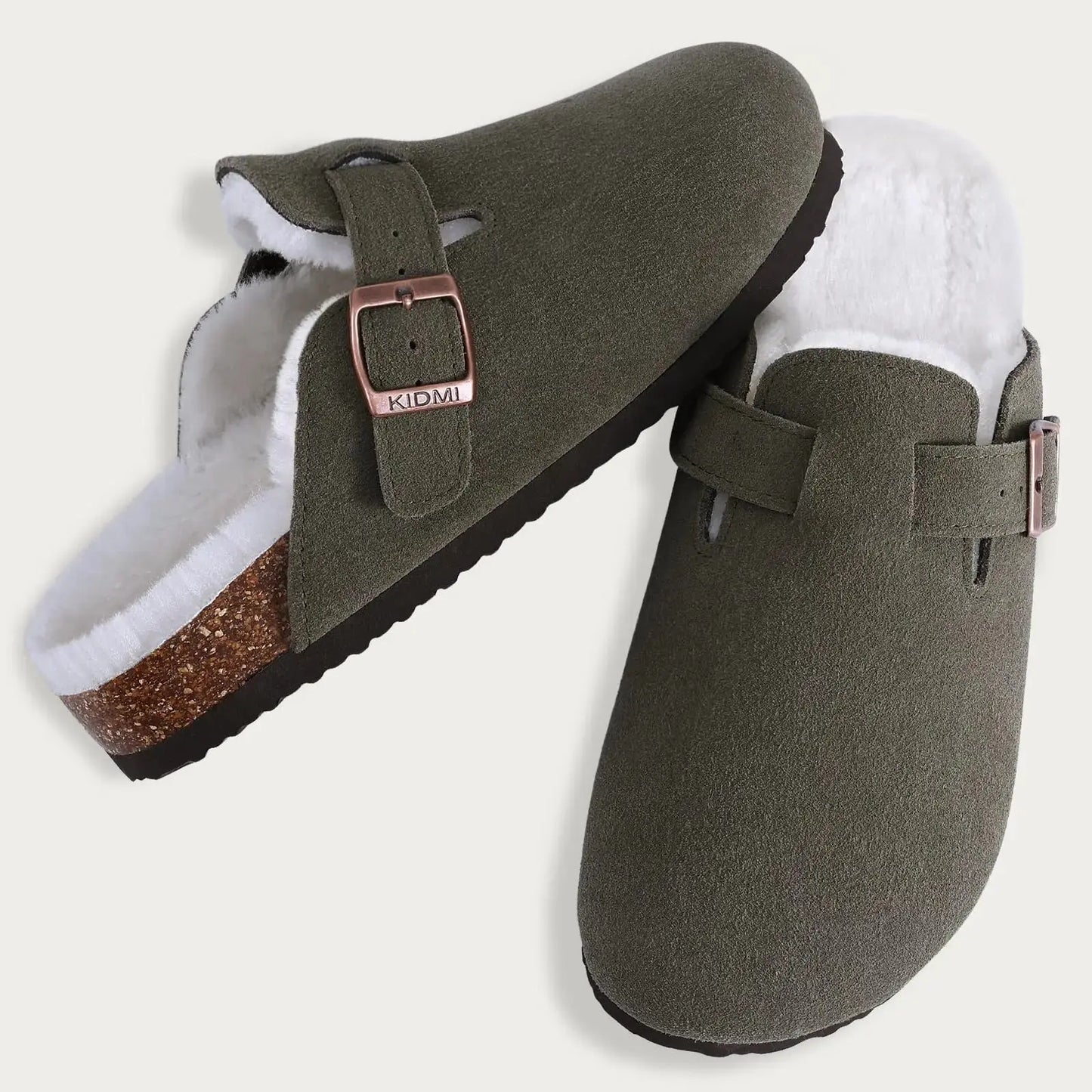 Soft Suede Clogs for Women - Warm and Comfortable Fit