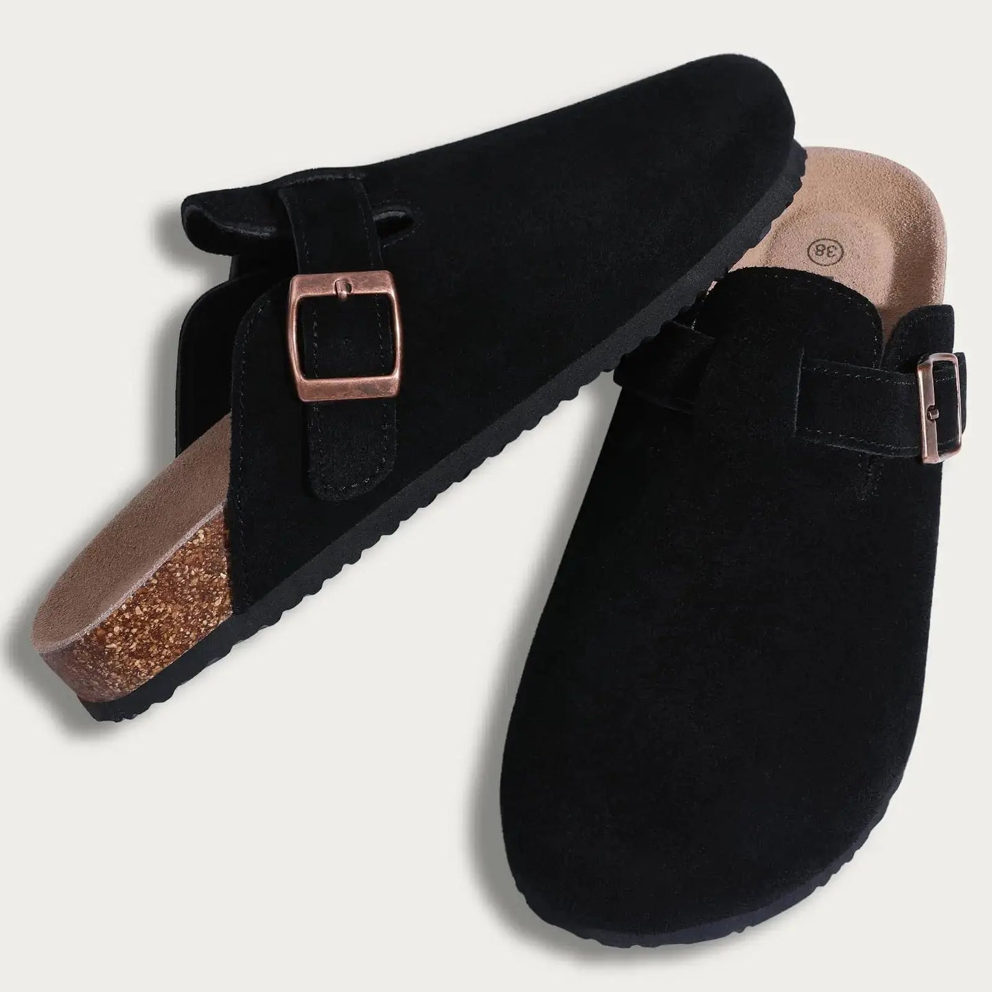 Soft Suede Clogs for Women - Warm and Comfortable Fit