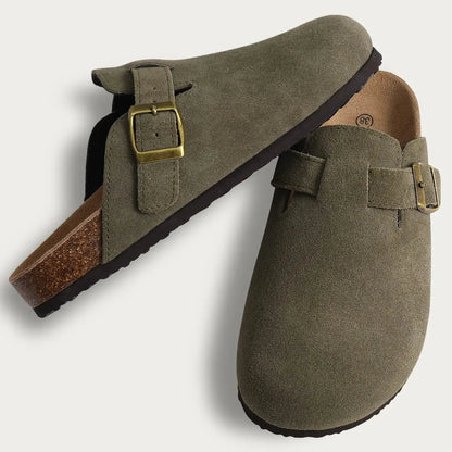 Soft Suede Clogs for Women - Warm and Comfortable Fit