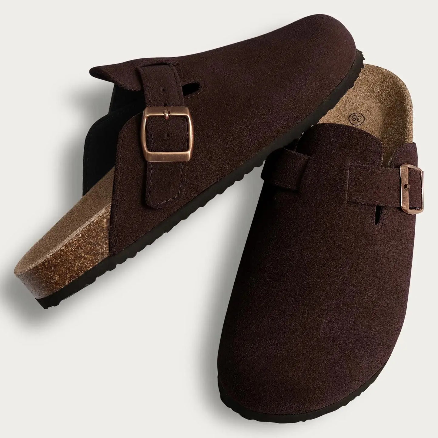 Soft Suede Clogs for Women - Warm and Comfortable Fit