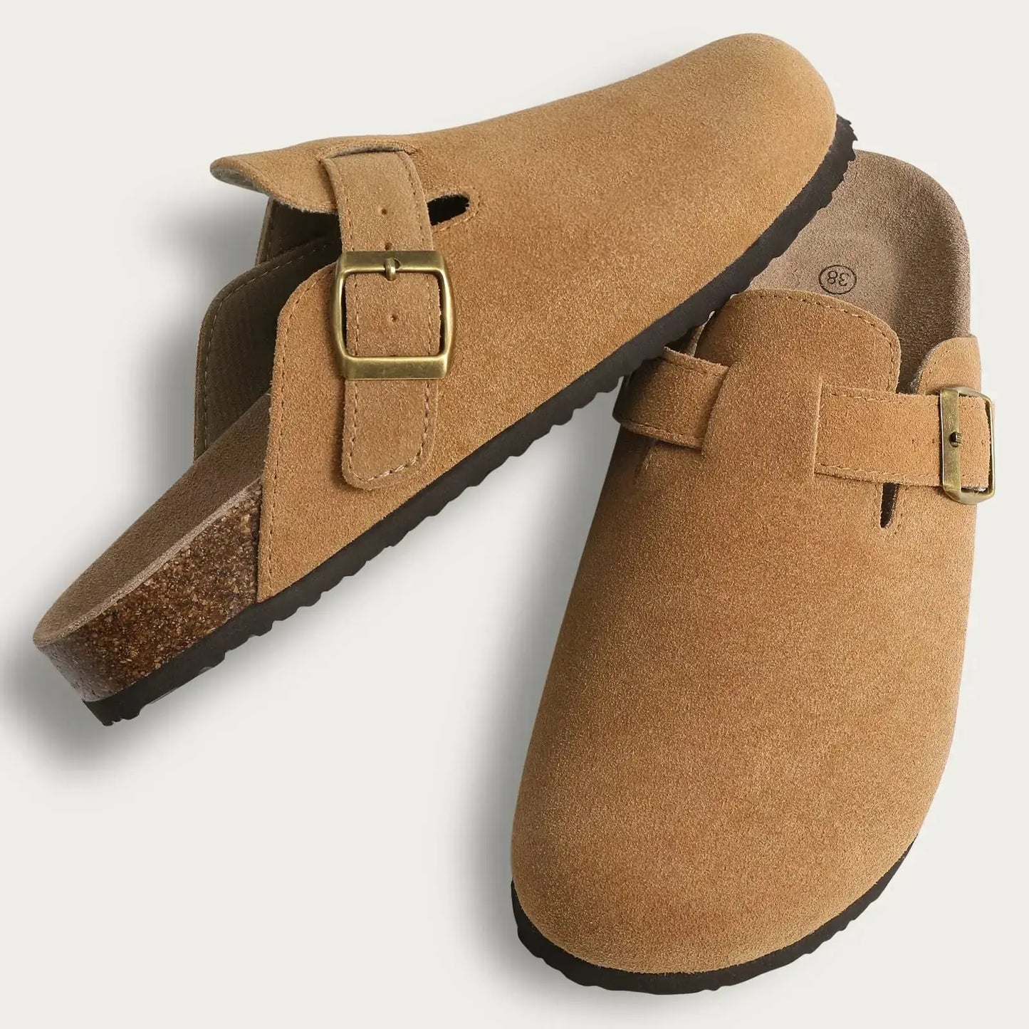 Soft Suede Clogs for Women - Warm and Comfortable Fit