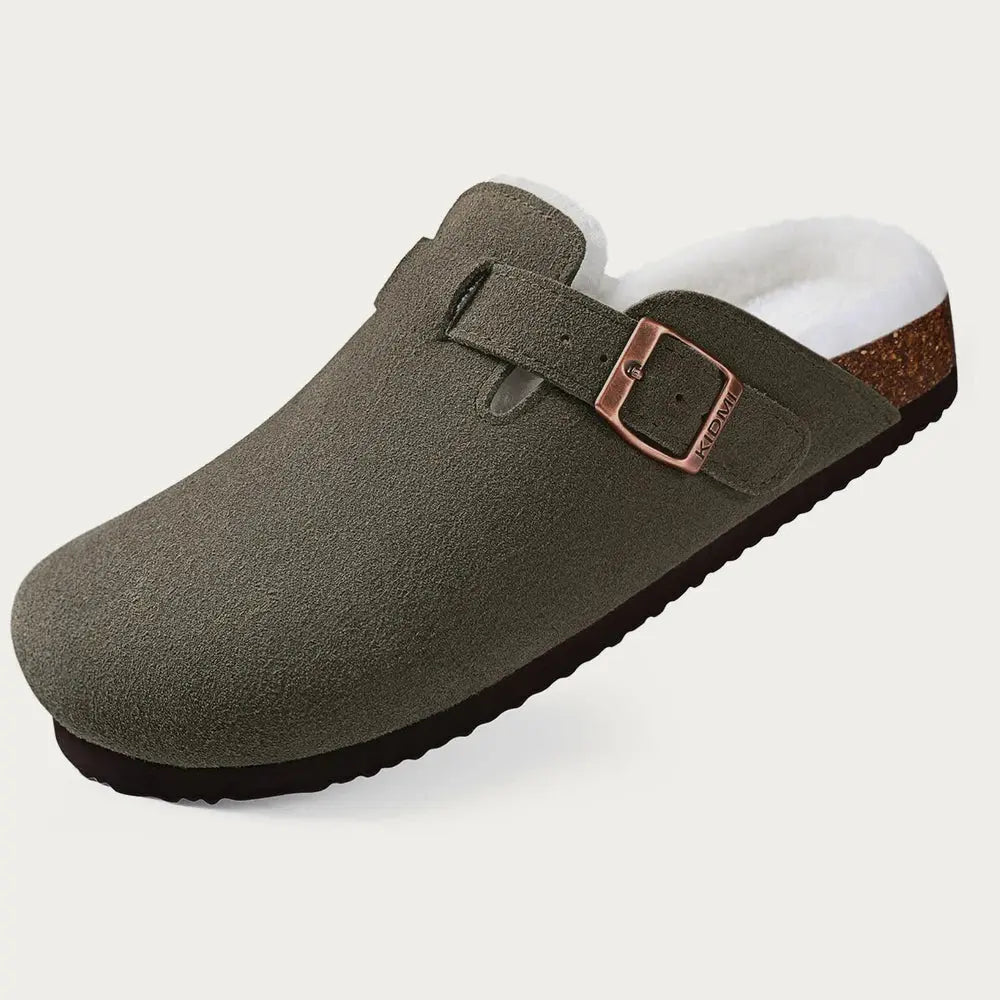 Soft Suede Clogs for Women - Warm and Comfortable Fit - Nocini