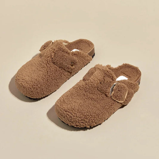 Cozy Women's Mule Slippers - Soft Fuzzy Insole - Nocini