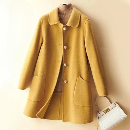 Classic Fit Knee Length Button Coat