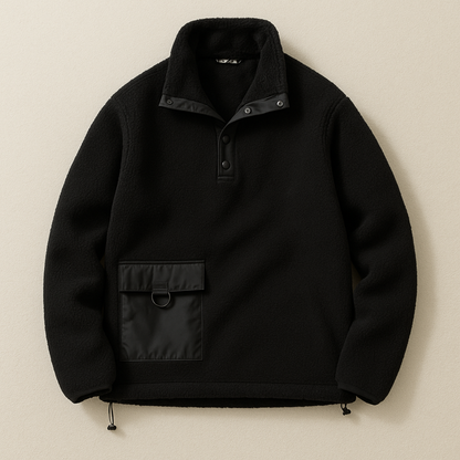Warm Cozy Fleece Pullover Sweater