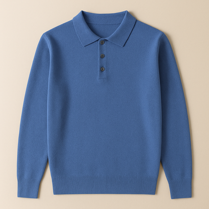 Luxury Soft Cashmere Polo Shirt