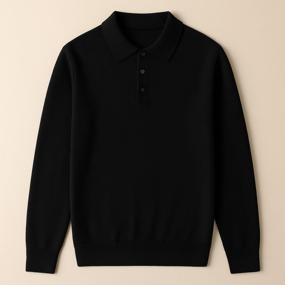 Luxury Soft Cashmere Polo Shirt