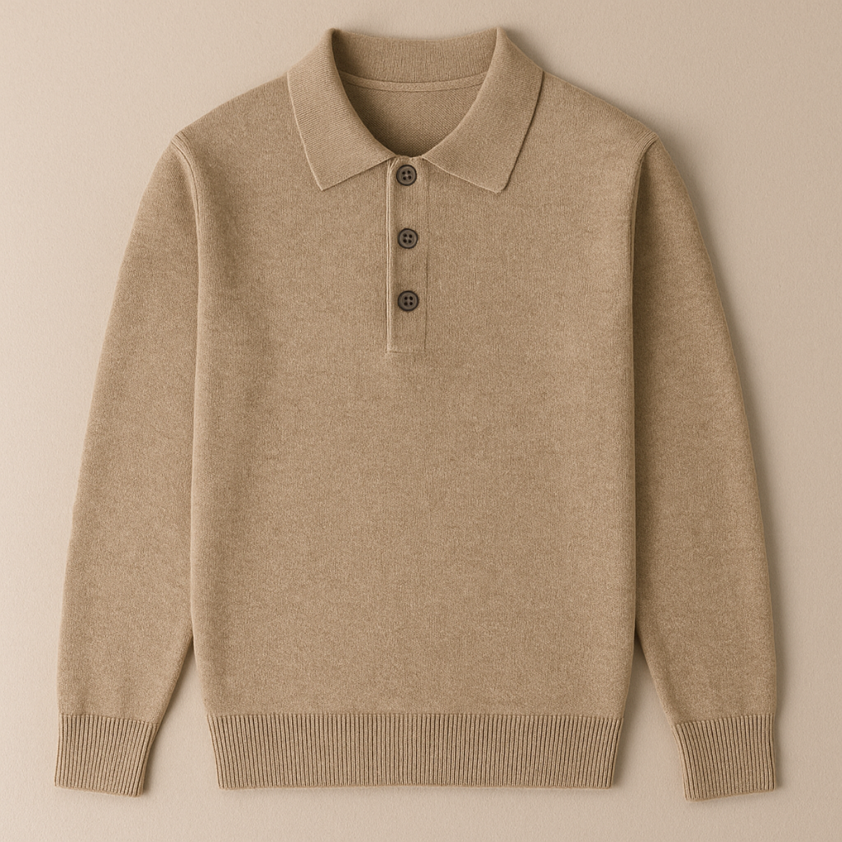 Luxury Soft Cashmere Polo Shirt