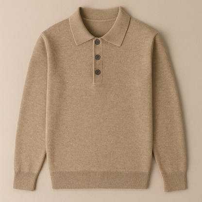 Luxury Soft Cashmere Polo Shirt