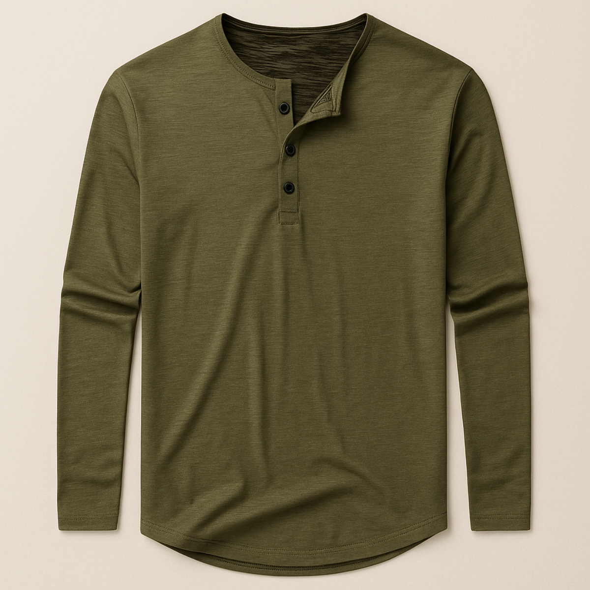 Classic Men's Long Sleeve Cotton Polo Shirt