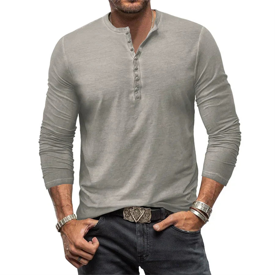 Cooper | Mens Relaxed Fit Cotton Baseball Shirt - Nocini