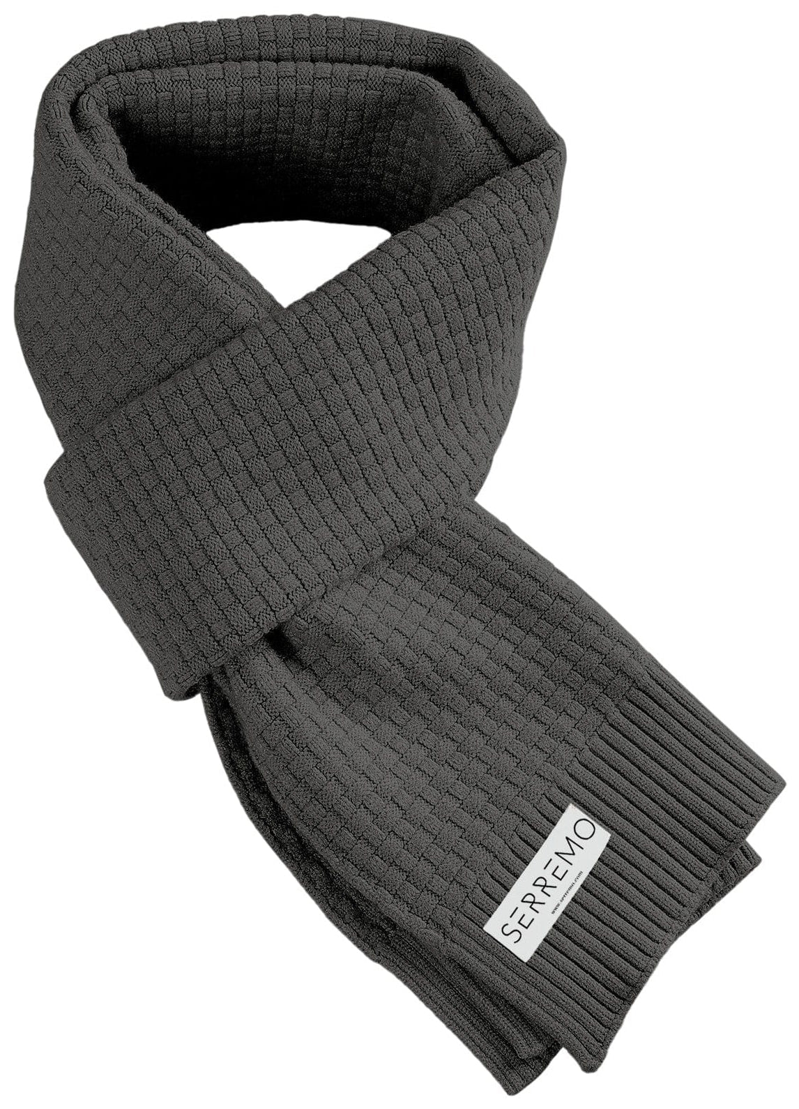 Soft Woven Ribbed Edge Winter Scarf - Nocini