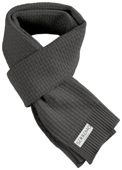 Soft Woven Ribbed Edge Winter Scarf - Nocini