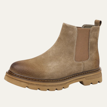 Soft Suede Men's Chelsea Ankle Boots - Nocini