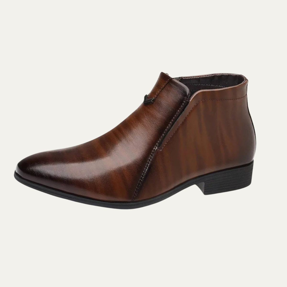 Classic Men's Leather Ankle Boots - Smart Dress Shoes - Nocini