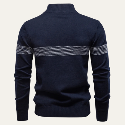 Relaxed Fit Men's Crew Neck Knit Sweater