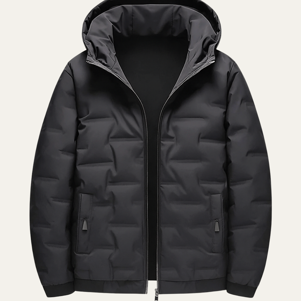 Men's Waterproof Insulated Ski Parka Jacket - Black - Nocini